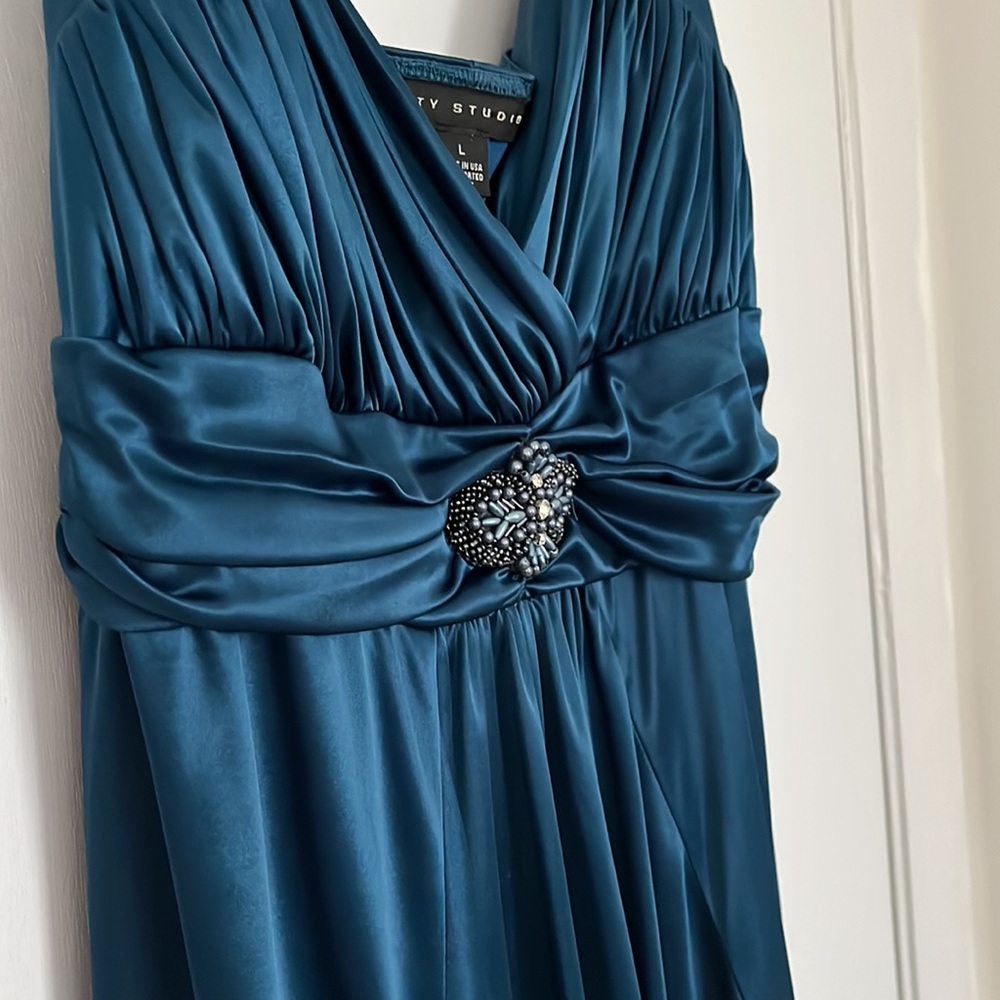City Studio Teal dress